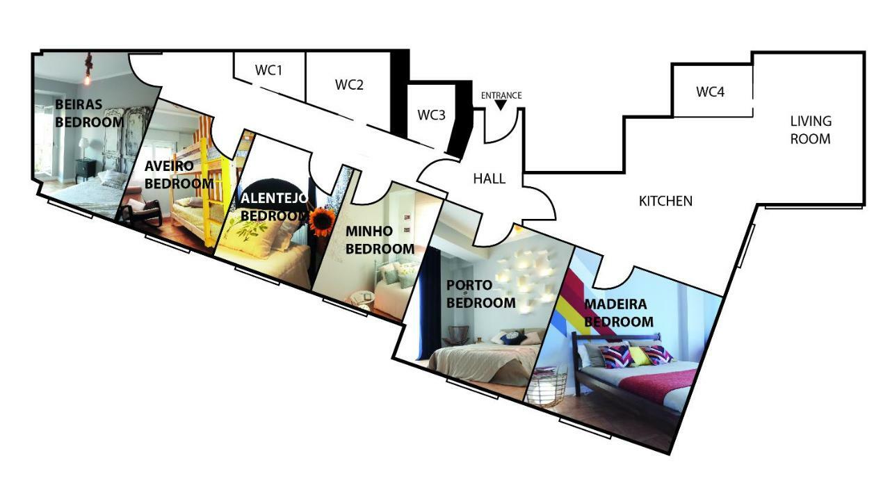 Lisbon Airport Hostel Eksteriør billede